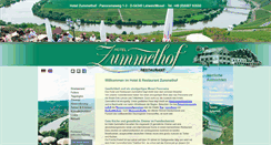 Desktop Screenshot of hotel-zummethof.de