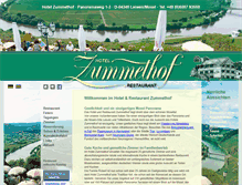Tablet Screenshot of hotel-zummethof.de